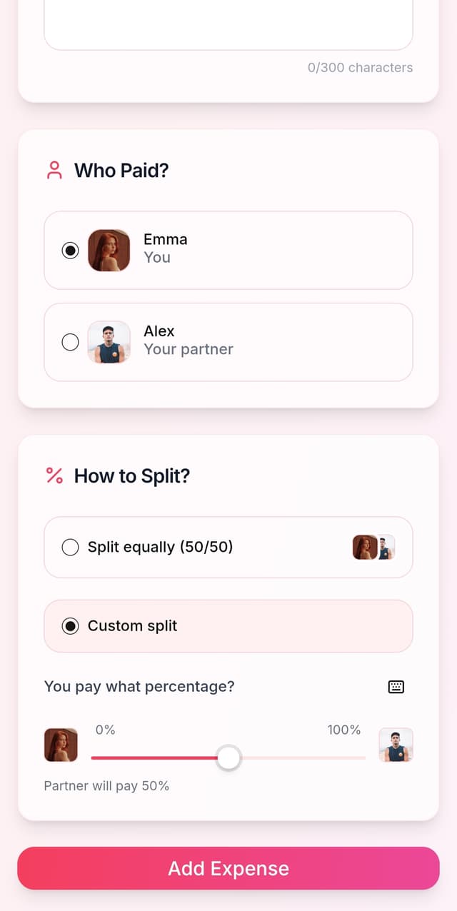 Expense management features